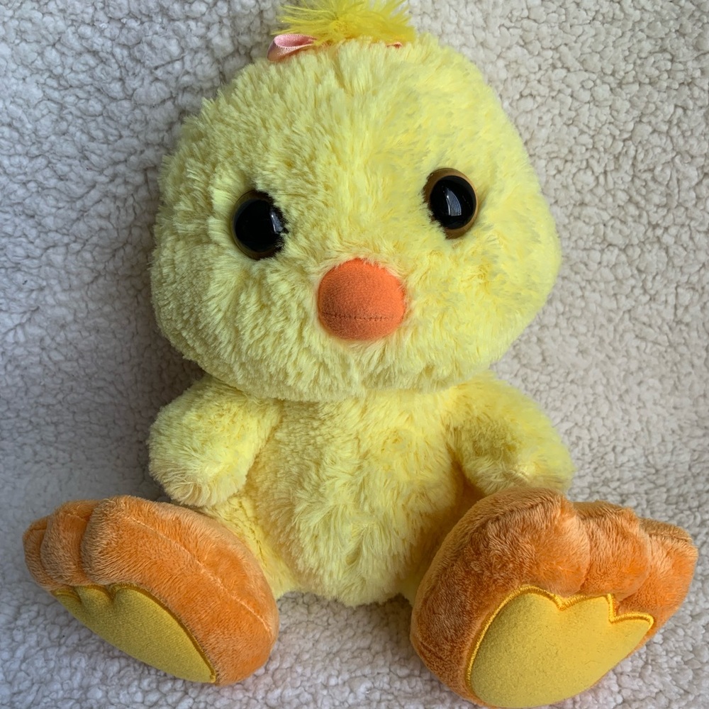 AURORA World 10 inch Taddle Toes Flapper Easter Chick Plush Stuffed Animal Toy